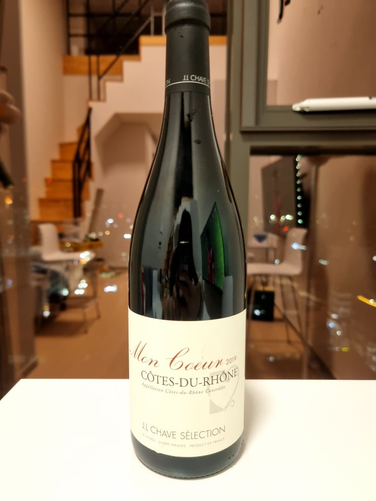 레드 와인 : Jean-Louis Chave Selection Côtes du Rhone Mon Coeur 2019