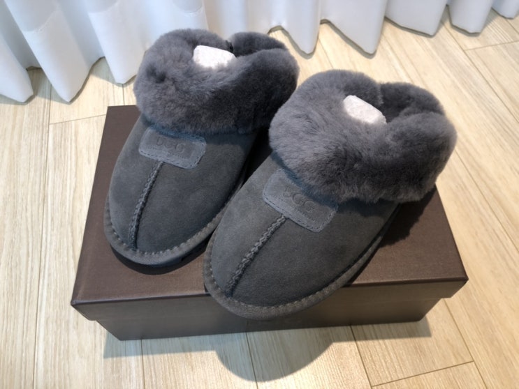  UGG 어그 코케트 슬리퍼 그레이 천송이 슬리 내돈내산같은 선물 후기 Coquette
