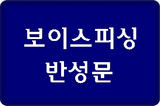 보이스피싱 반성문을 써야 한다면 보이스피싱 반성문을 써야 한다면