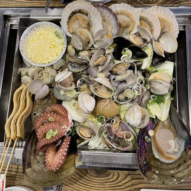  일산 백석동 맛집 바다수퍼해물천하조개구이 조개찜!
