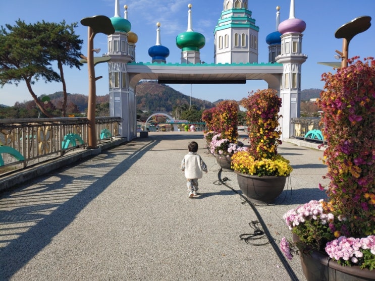  광주 근교 함평 엑스포공원 주위 아이랑 산책 다녀왔어요