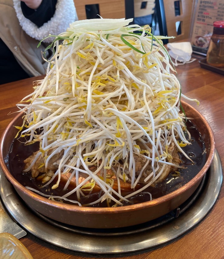  경기광주맛집 - 막국수를 주문하면 산더미불고기 전골이 서비스인 장지리 막국수