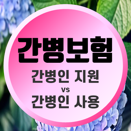  간병보험비교 : 간병인 지원 vs 사용 둘의 차이점이 뭐야?