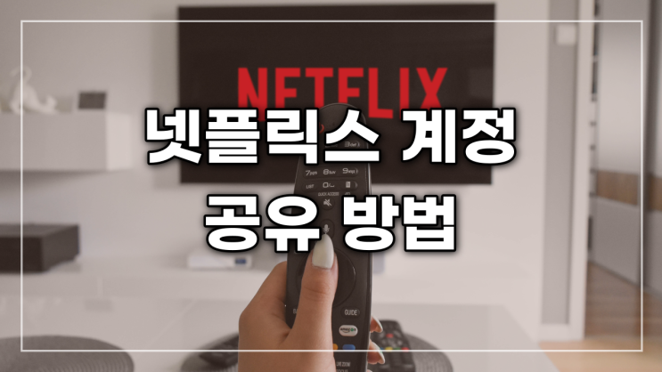 넷플릭스 계정 공유 어플 피클플러스, OTT 아이디 공유 방법