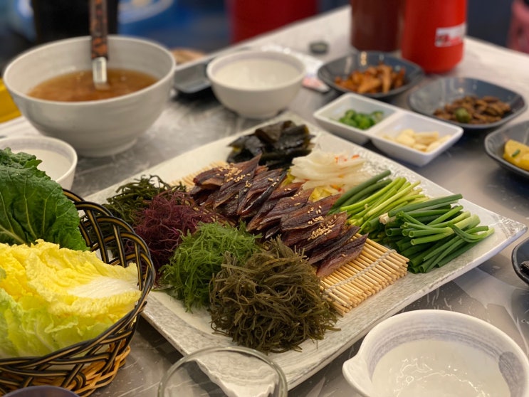  양산 증산 맛집, '해초품은과메기' 과메기와 해초의 미친 맛조합