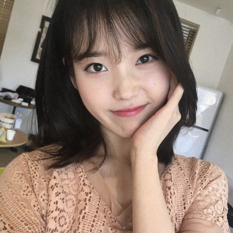  아이유 머리 (단발펌,중단발,앞머리,머리색)