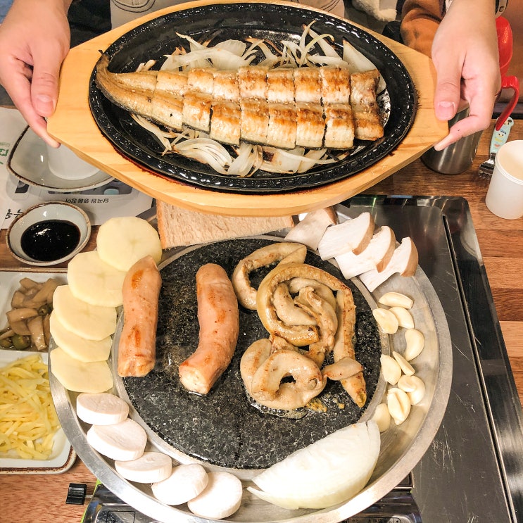  김포 구래동 장어 곱창 대창 맛집 대형음식점 담곡원 숯불장어 구래점