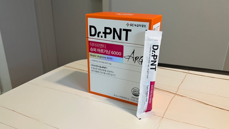  고함량 L-아르기닌젤리, '닥터피엔티 슈퍼아르기닌 6000mg' 리뷰