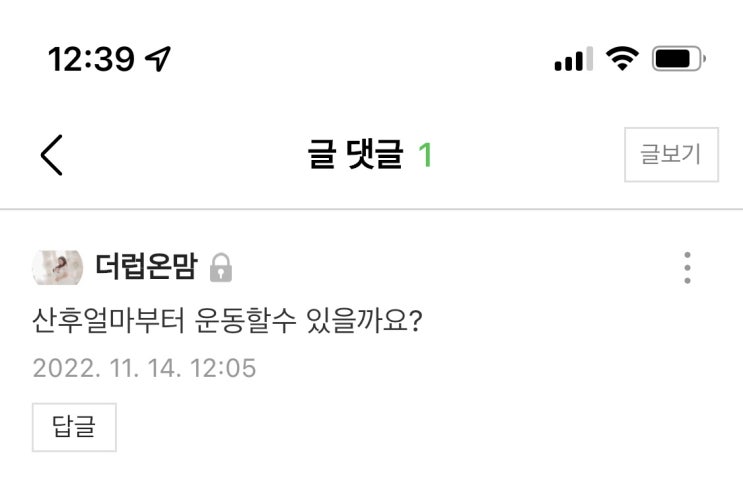  출산 후 복직근 이개 언제부터 운동 가능할까? 까치산pt 올데이
