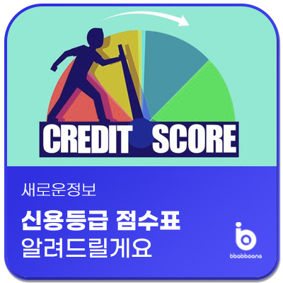  신용등급 점수표에 대해서 한번 알아볼게요
