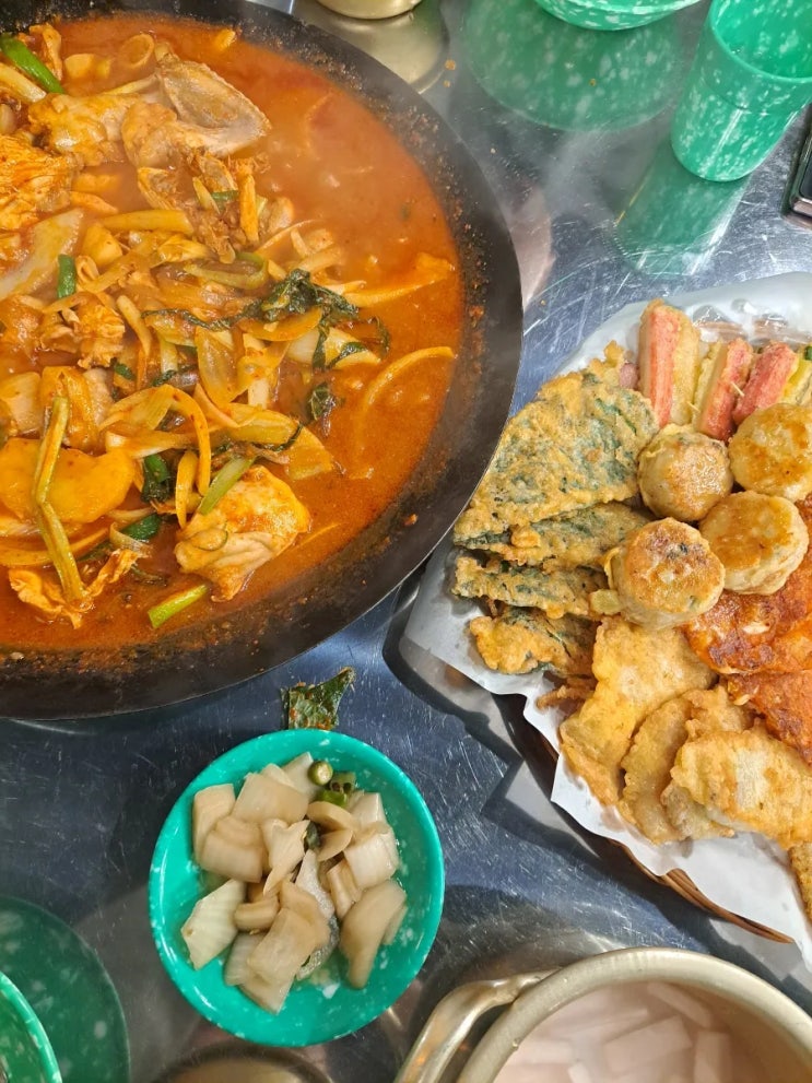 송내역맛집 모듬전 무한리필 대반전 부천점에서 곱도리탕과 모듬전