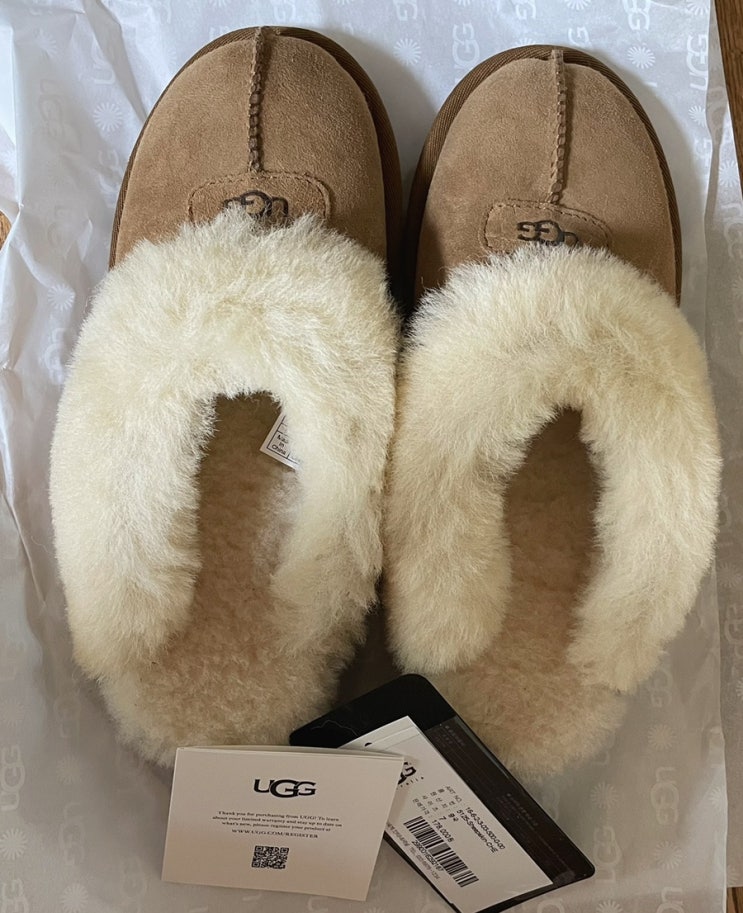 [내돈내산] 미국 어그(UGG) 슬리퍼_ 코케트 체스트넛 후기 (사이즈 7, 240mm 여성)