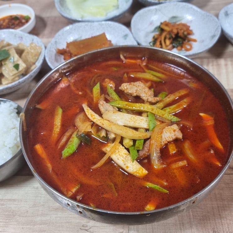  광주 골메골 평동 애호박국밥 맛집 명화식육식당 건너편 솔직후기