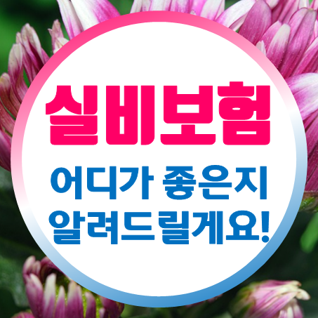  착한실비보험 어디가 좋은 곳인지 알려드릴게요!
