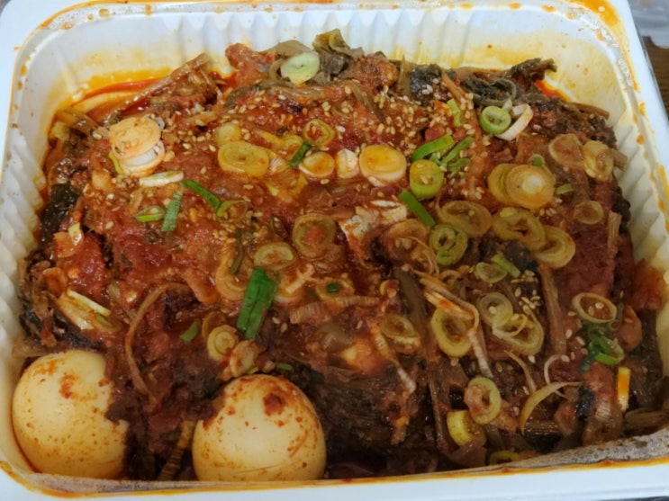 코다리찜 배달의민족 시래기 코다리찜 내 돈 내산