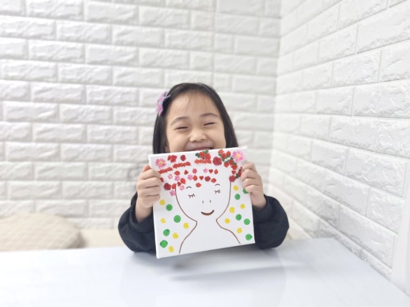 엄마표 미술놀이 도트 물감 집콕놀이(에바 알머슨 미술놀이)