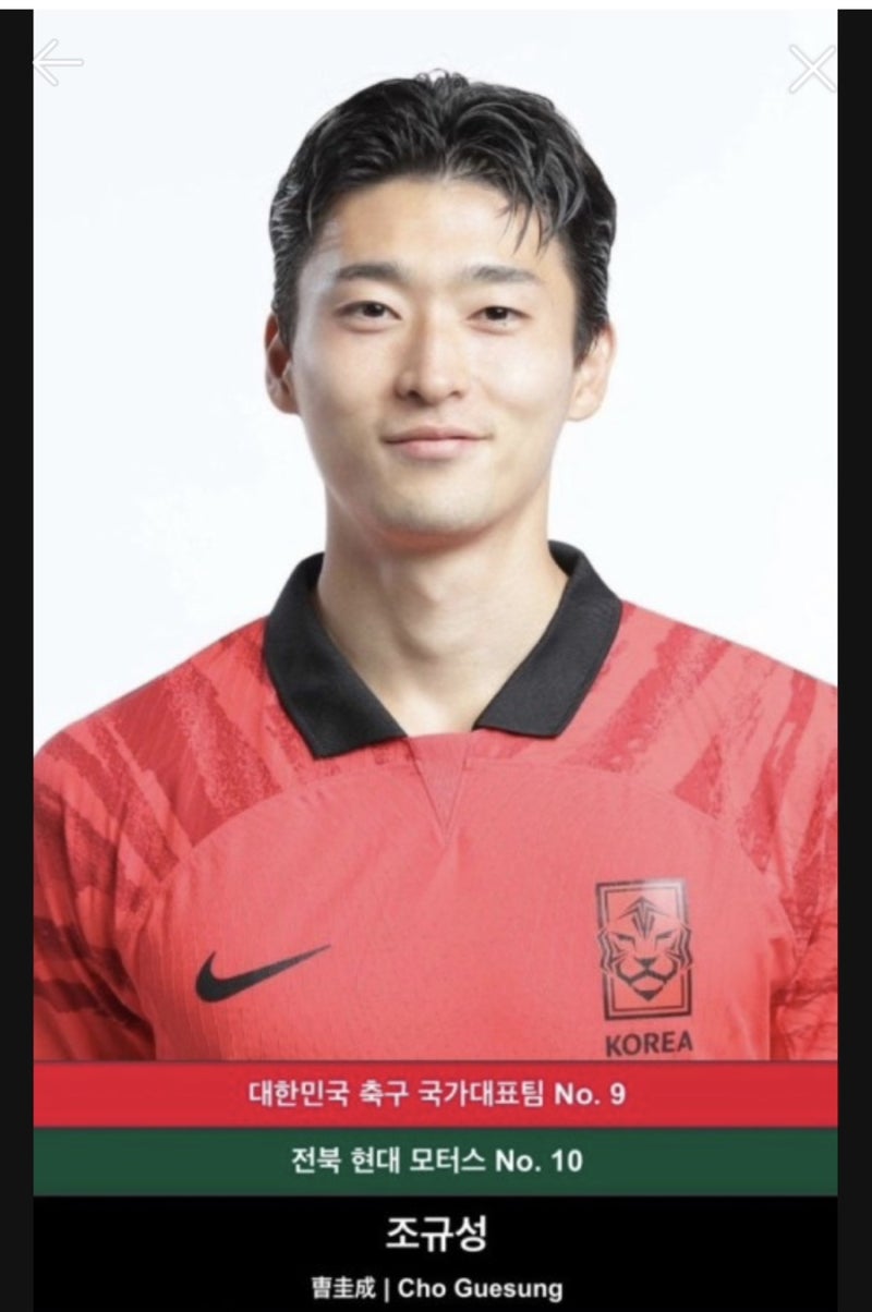 K리그 득점왕 등번호 9번 조규성/인스타/mbti/고향/나무위키