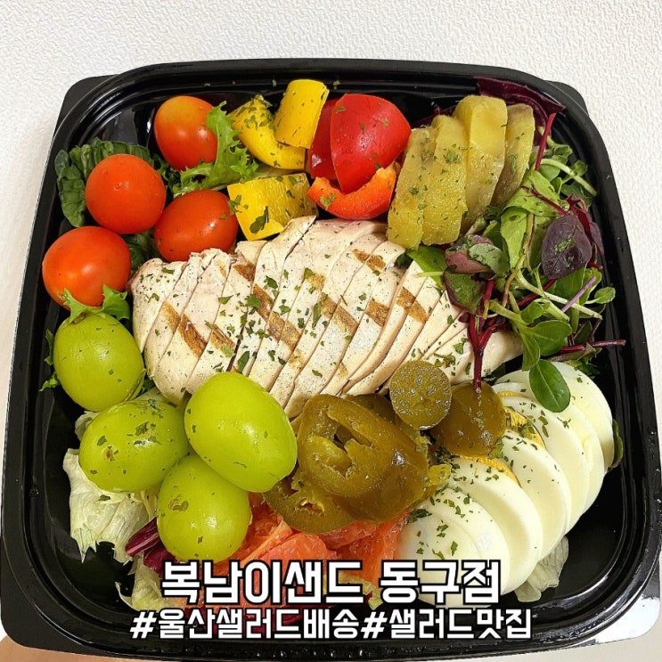  울산샐러드배송 아침식사로 딱인 울산샐러드 맛집! 복남이샌드 동구점!