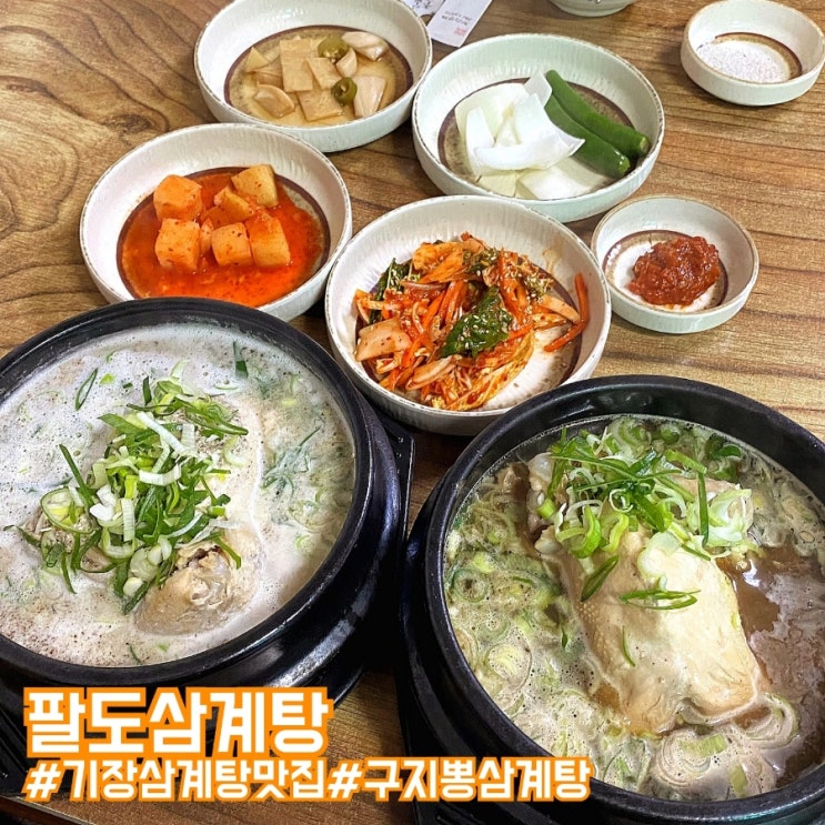 부산 기장 이색 삼계탕 맛집 팔도삼계탕!