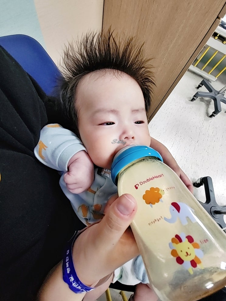  구월동 길병원 소아과 아기 예방접종하러
