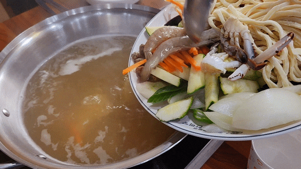 [ 전주 맛집 ] 칼국수한마당 # 해물칼국수 만성동 전주법원 배달