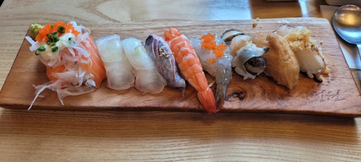  상일동역맛집 스시정원 맛있는 초밥으로 점심식사!