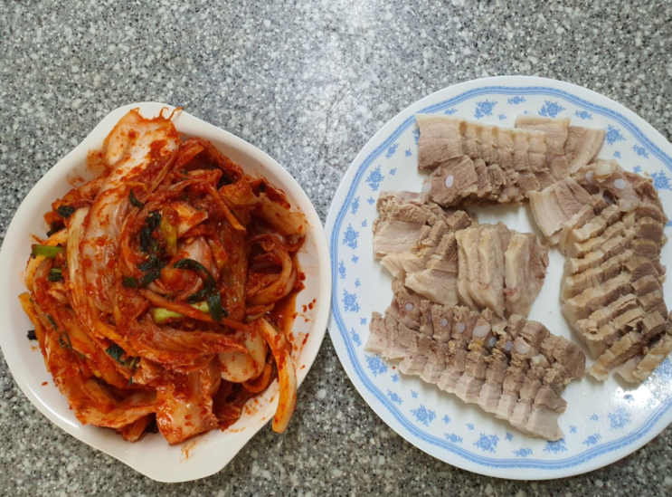  김장 후에는 역시 수육 필수 아닐까요?