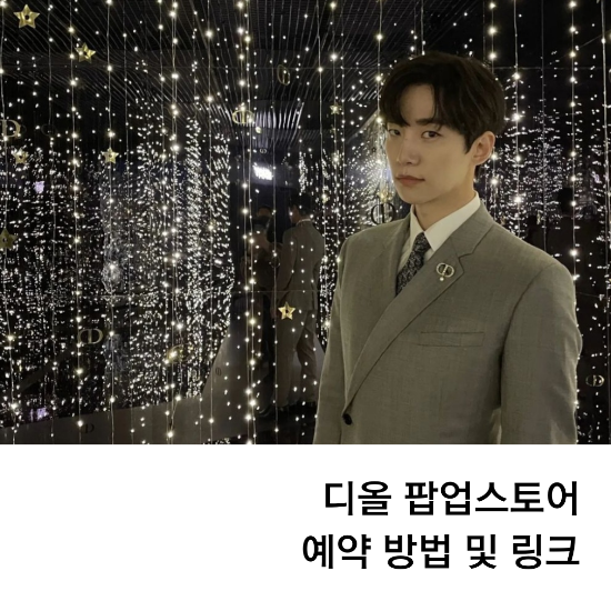  익선동 디올팝업스토어 예약방법 및 링크를 알아보자