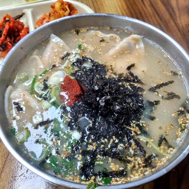  [원주칼국수] 원주중앙시장 고기가 없어요 3대째 대물림맛집 원주김치만두