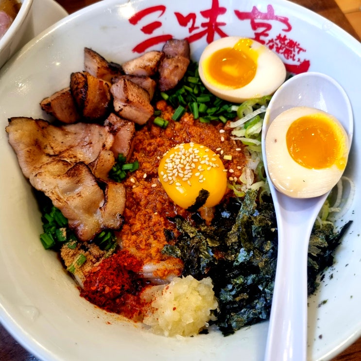 부평맛집 달인님의 솜씨가 담겼어요 라멘 마제소바 맛있는 삼미당