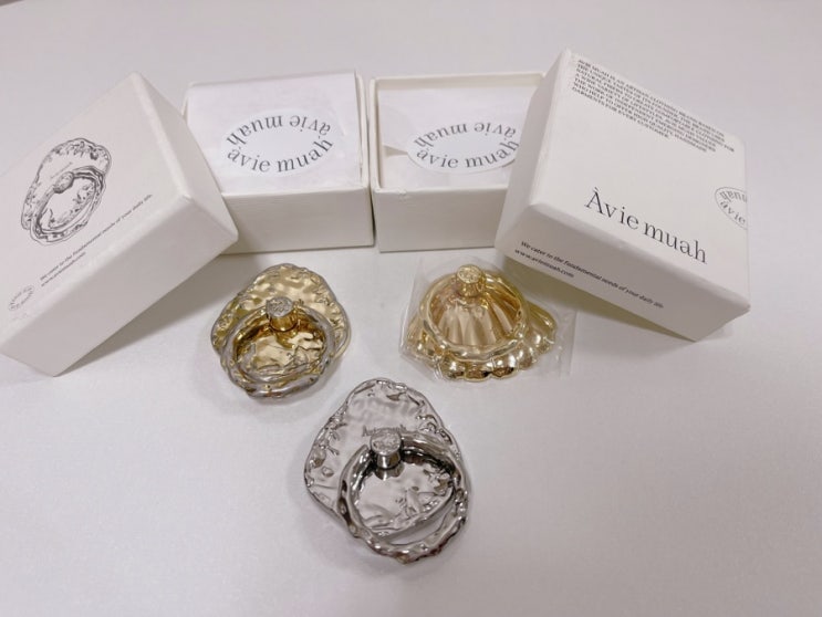  [ 스마트폰 / 그립톡 ] 아비에무아 폰놉 로듐, Avie muah Seashell Phone Knob 골드 후기, 비교 + 양말 ( 재입고, 아이폰 실버 12pro max )