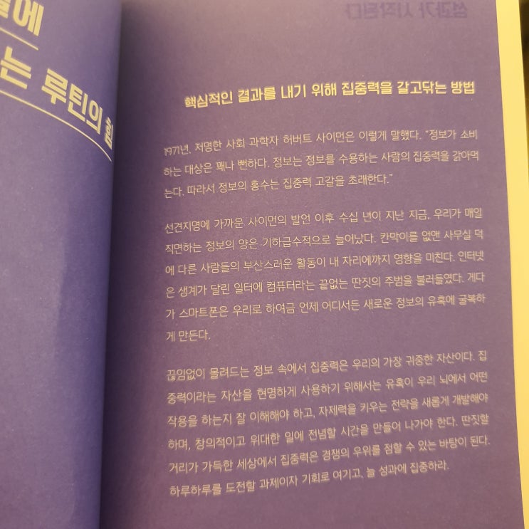 정보의 홍수와 멀티태스킹