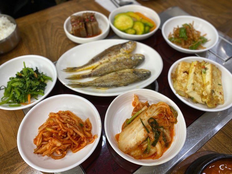  수내역 직장인 점심 추천 가성비 좋은 백반 맛집 함지박