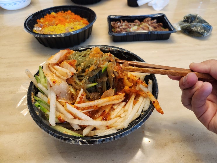  수원 배달 광교 냉면 맛집 '냉면쟁이 고기꾼' 방문 리뷰.