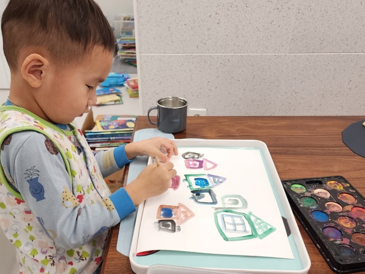  4살, 44개월 아이 그림 그리기