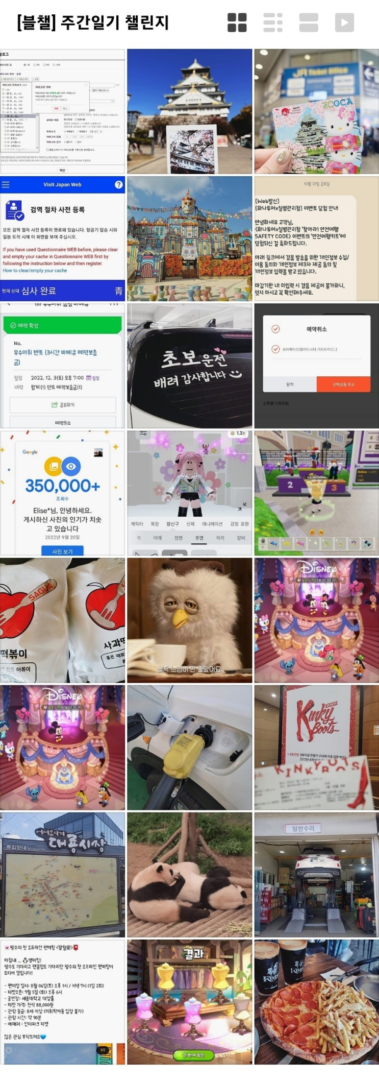  마지막.. #주간일기