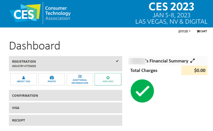  CES 2023 관람 (3) 세션 타임 테이블