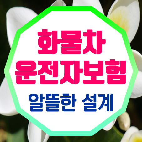  화물운전자보험 영업용 차량이니까 알뜰하게!