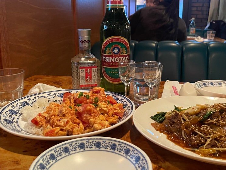  해피푸드 압구정점 토마토계란볶음밥, 마라샹궈 후기