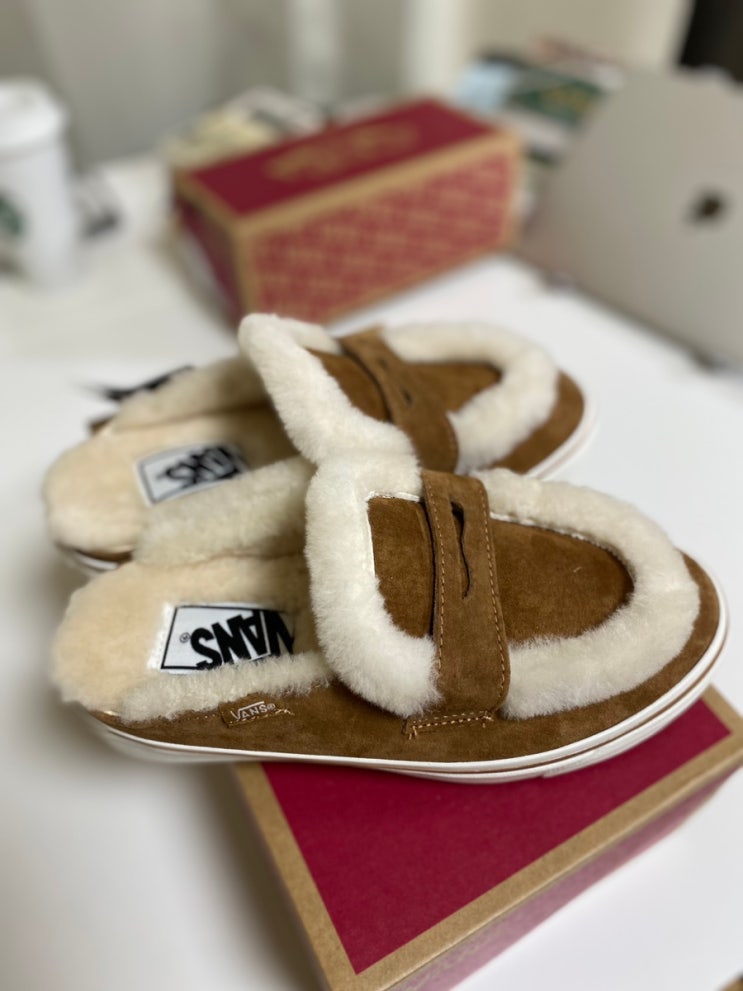  반스 VANS 양털 뮬 _ 겨울 털 뮬 내돈내산 후기 (여자 사이즈)