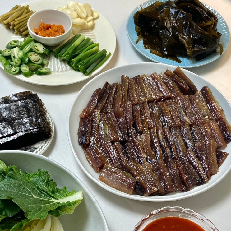  과메기 추천, 수산나마켓 포항 구룡포 과메기 야채세트 후기 (완전 손질 과메기 풀세트)