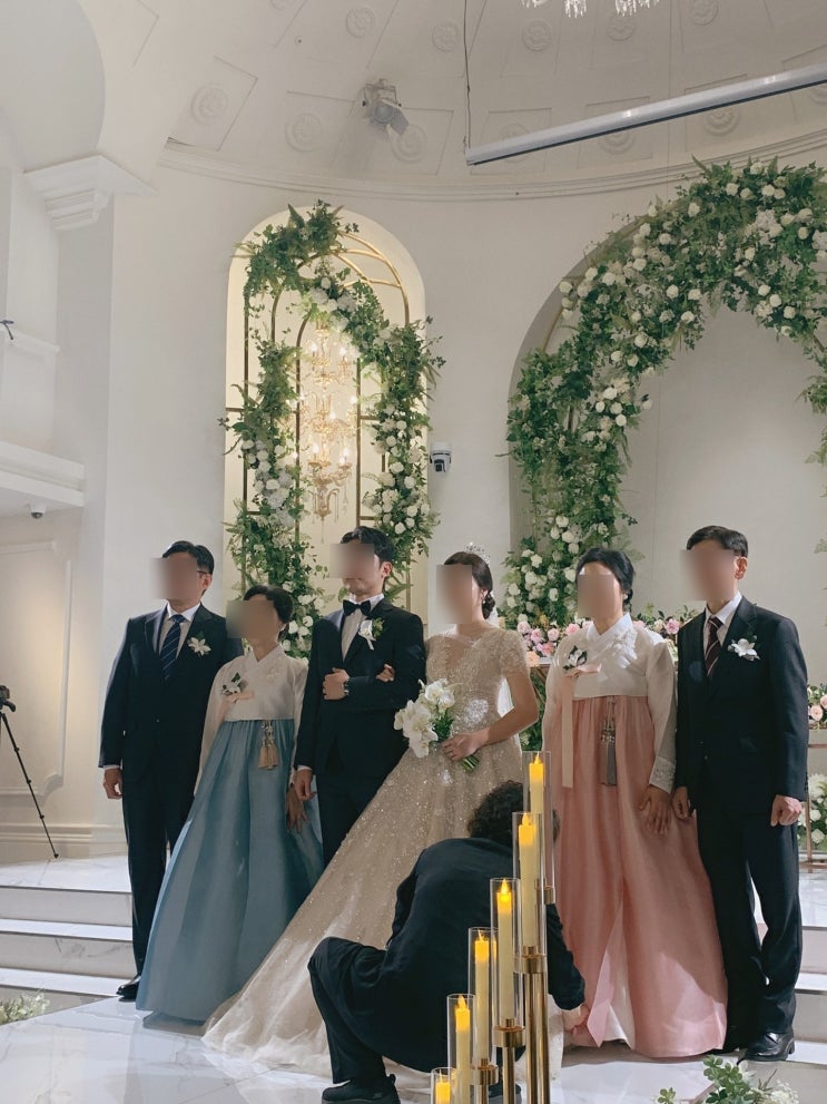  청담 혼주 한복 대여 본식 후기