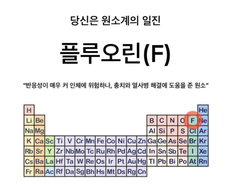  원소 테스트 링크 및 mbti 유형 16가지 총정리!