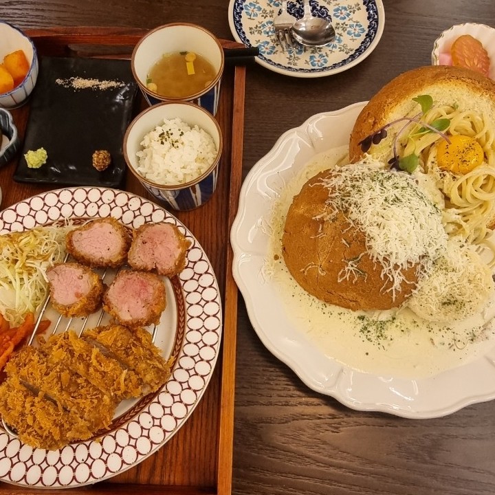  상무지구 동백카츠 청양크림까르보빠네&안심등심카츠 먹고온 솔직후기