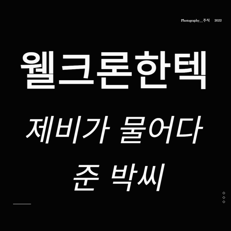  웰크론한텍 주가 수처리 관련주 제비가 물어다 준 박씨