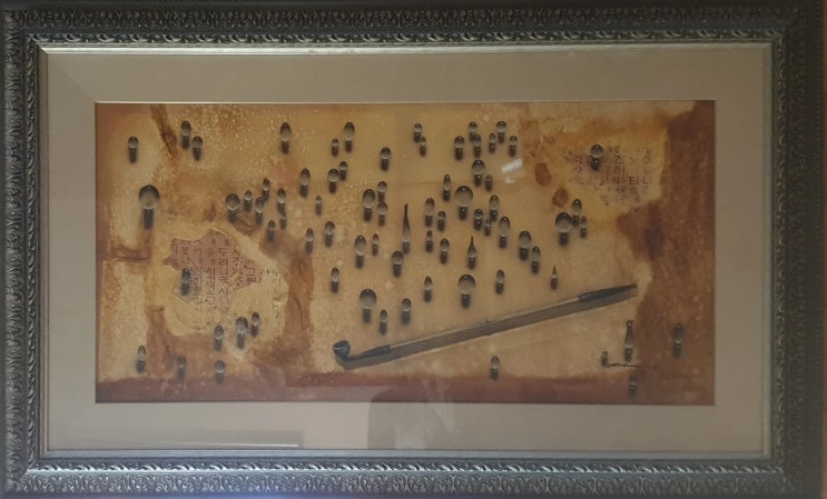  [물방울/그림] 물방울 액자 - 작가 미상 (121×75cm)