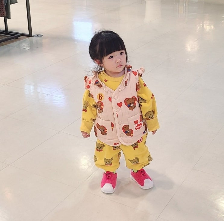 베베드피노 베이비 100 상하세트 조끼 바지 양말 18개월 아기옷