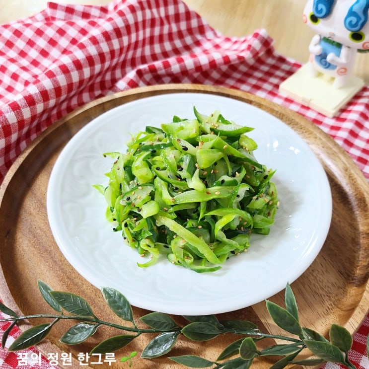  볶지 않는 오이나물 무침 만드는 법