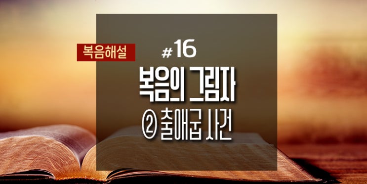  [복음해설] 16_복음의 그림자 ②출애굽 사건