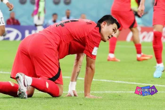  "포르투갈전 비상"...김민재 쓰러졌다, 생각보다 상태가 심각해보입니다